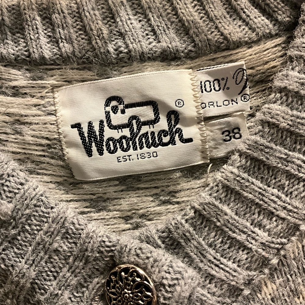 Gray Women's Woolrich vintage Sweater